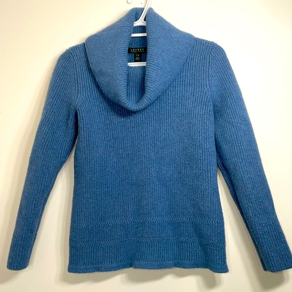 LAUREN RALPH LAUREN WOMEN wool angora blended SWEATERS Size Large